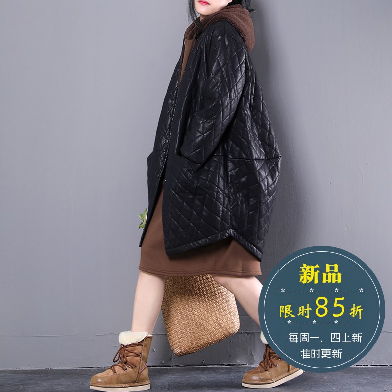 e10.15 冬装女2018新款韩版宽松文艺休闲加厚圆角品质皮衣棉衣外u在类目 女装/女士精品, 棉衣/棉服中 - 来自Buy2taobao.com提供专业的淘宝代购服务