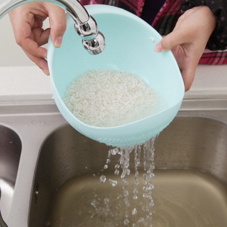 household kitchen Wash rice is Wash rice sieve Plastic thickening Leachate Trays Fruits Basket Fruit bowl Vegetable Basketin the Decoration main material , Kitchen , Sink Accessories , Drain Basket category - from Buy2taobao.com to provide professional Taobao agent buy service