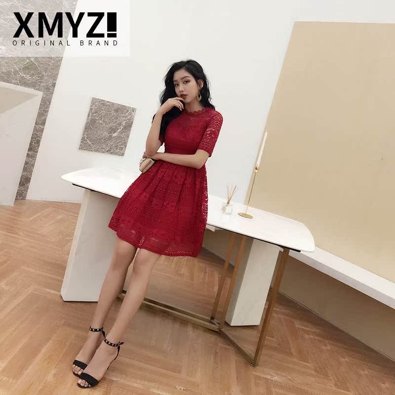 敬酒服新娘结婚婚礼订婚酒红色短款小个子礼服2019春季新款回门服|ruв категории Женская одежда, Cвадебные платья, платье/вечернее платье - от Buy2taobao.com для оказания профессиональной услуги покупки агента Taobao