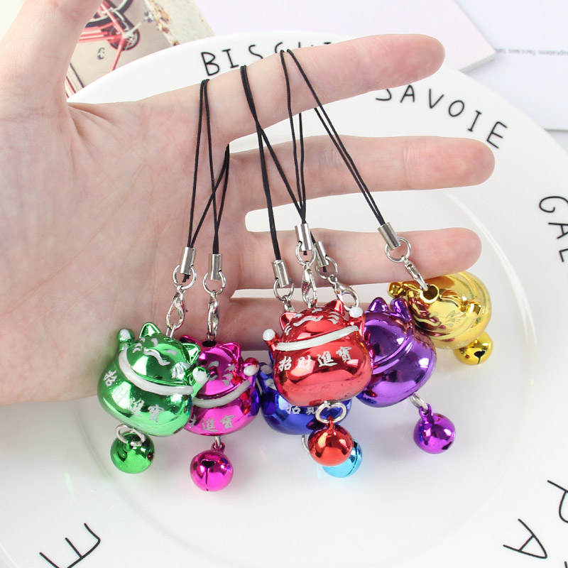 lovers mobile phone Decorative chain lovely colour Little bell Fortune cat mobile phone Lanyard Cartoon Piggy Pendant Key chainin the 3C Digital Accessories, Cell Phone Accessories , Phone Accessories , Mobile phone pendant/Mobile phone chain category - from Buy2taobao.com to provide professional Taobao agent buy service