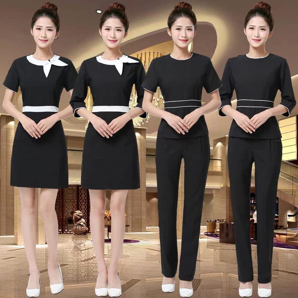 Reception coverall Stewardess suit temperament new pattern work clothes sauna Dress formal wear summer shirt Renovationin the Women's clothing/Boutique , Set/Student uniforms/Work uniforms , Career skirt suits category - from Buy2taobao.com to provide professional Taobao agent buy service