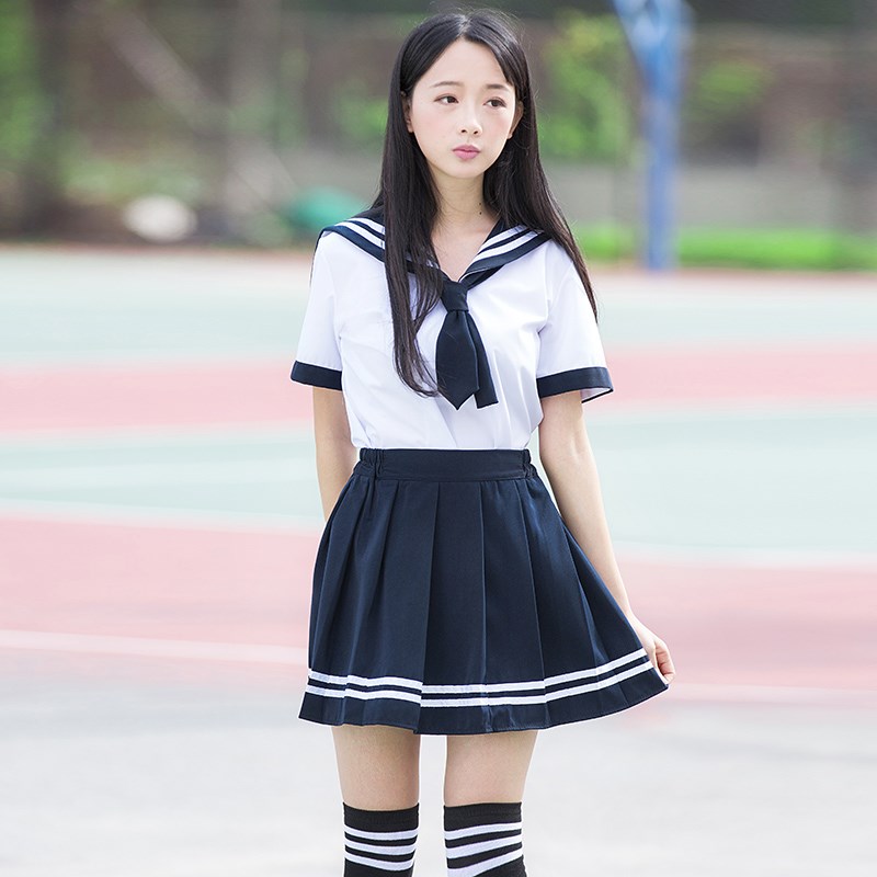 日系韩版校服班服学生制服 女学生服水手服套装表演出服套装在类目 女装/女士精品, 套装/学生校服/工作制服, 学生校服中 - 来自Buy2taobao.com提供专业的淘宝代购服务