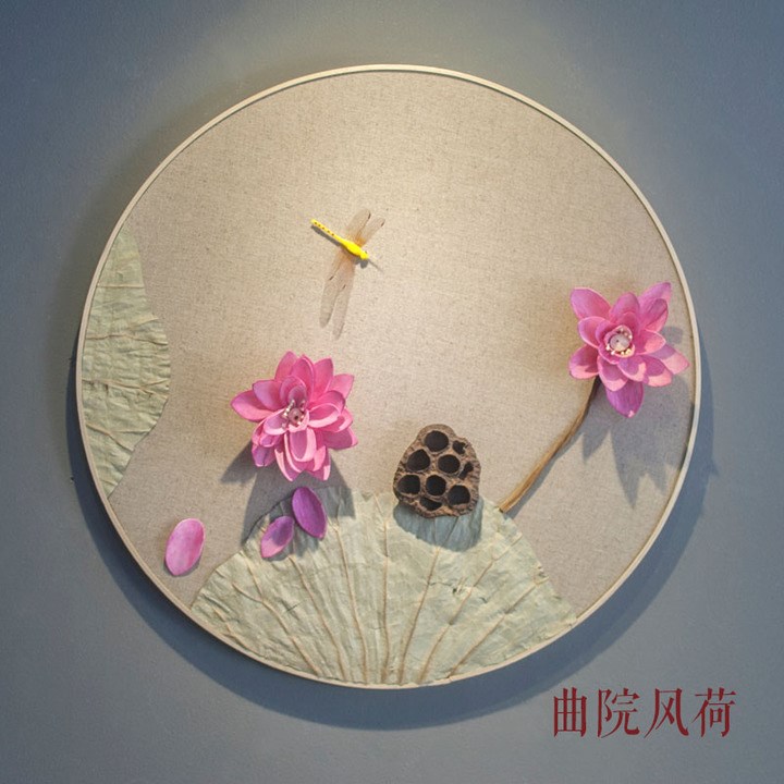 墙面墙上墙壁装挂饰墙饰装饰花创意客厅壁饰壁挂中式挂件|msdalam kategori Aksesori rumah, mural - dari Buy2taobao.com untuk memberikan perkhidmatan ejen Taobao profesional membeli