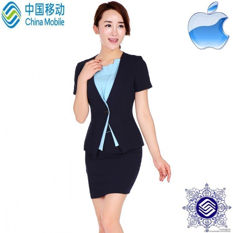 China Mobile coverall new pattern Business Office work clothes spring and autumn Long sleeve suit move company uniform Woman dressin the Women's clothing/Boutique , Set/Student uniforms/Work uniforms , Career pants suit category - from Buy2taobao.com to provide professional Taobao agent buy service
