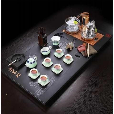 100*50*3cm黑金石茶盘整块四合一电磁炉陶瓷茶具茶台乌金石套装在类目 餐饮具, 茶具, 整套茶具中 - 来自Buy2taobao.com提供专业的淘宝代购服务