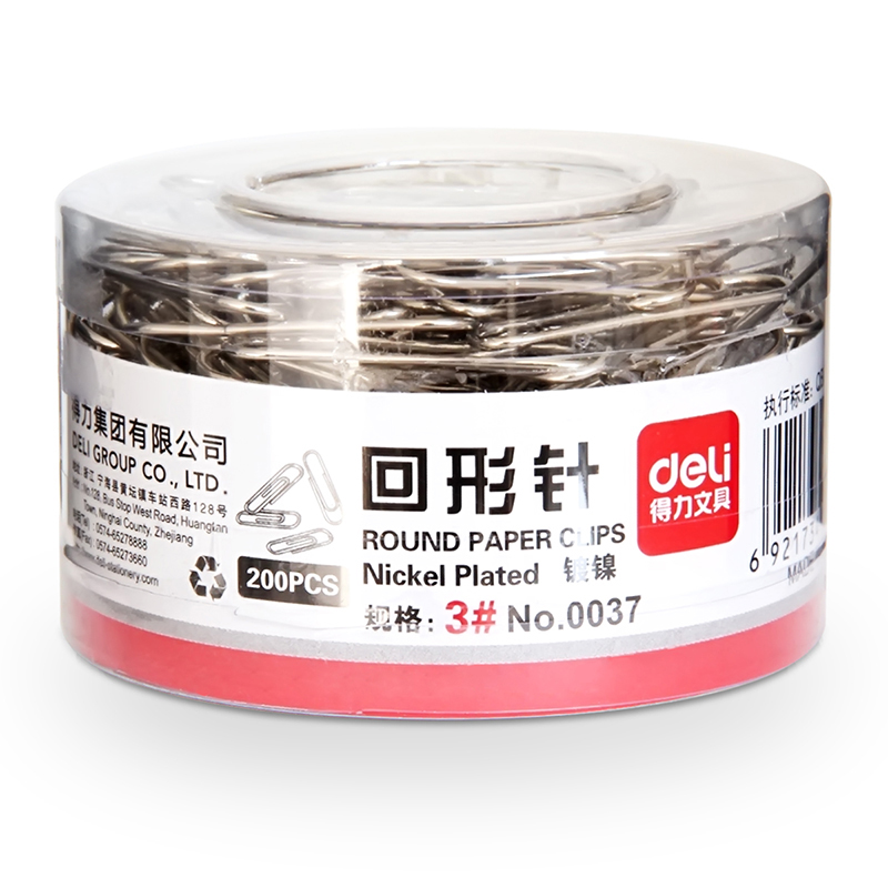 得力deli 0037回形針 得力文具 得力筒裝回形針 辦公用品 裝訂針在類目 電子詞典/電紙書/文化用品, 裝訂用品, 別針/回形針中 - 來自Buy2taobao.com提供專業的淘寶代購服務