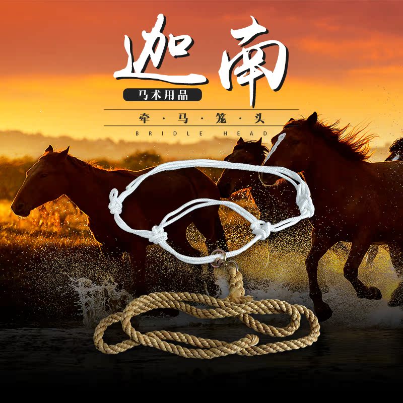 迦南马术用品马鞍马笼头驴骡手工编制结实耐用简易笼头牛笼套绳在类目 运动/瑜伽/健身/球迷用品, 马术运动, 马匹装备, 牵马/调教龙头中 - 来自Buy2taobao.com提供专业的淘宝代购服务