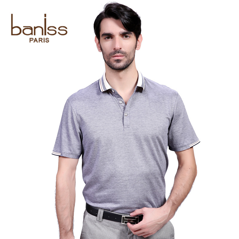 BANISS/ baniss grace fashion ventilation Skin-friendly Short sleeved TBA125in the Men's clothing, Polo Shirts category - from Buy2taobao.com to provide professional Taobao agent buy service