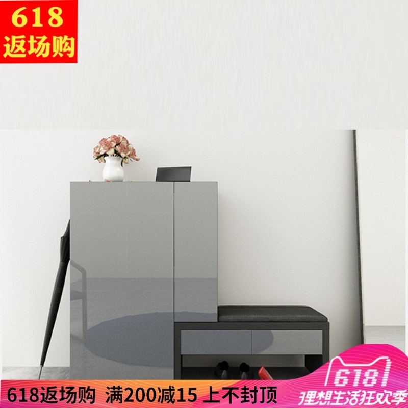 家用门口烤漆鞋柜鞋凳组合现代门厅柜北欧大容量储物多功能玄关柜在类目 住宅家具, 柜类, 鞋柜中 - 来自Buy2taobao.com提供专业的淘宝代购服务