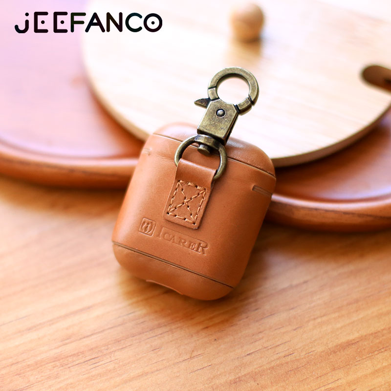 QJeefanc【真皮】苹果Airpods2保护套二代airpods蓝牙无线耳机套|msdalam kategori Aksesori Digital 3C, MP3/Aksesori MP4, Aksesori fon kepala - dari Buy2taobao.com untuk memberikan perkhidmatan ejen Taobao profesional membeli