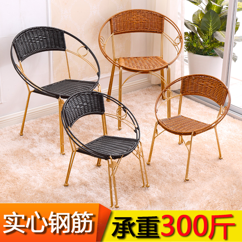 茶几夏季加粗现代靠背小凳子藤椅编织滕椅茶桌椅藤椅子椅子休闲椅|ruв категории жилой мебели, места категории, Председатель класса, Другие кресла - от Buy2taobao.com для оказания профессиональной услуги покупки агента Taobao