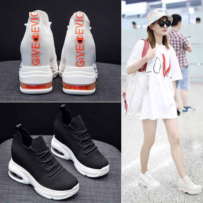 春季女2019新款韩版网红ins潮超火厚底百搭休闲运动内增高老爹鞋在类目 女鞋, 低帮鞋中 - 来自Buy2taobao.com提供专业的淘宝代购服务