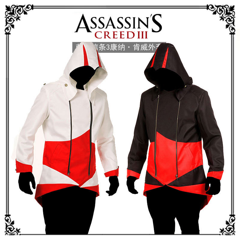 Assassin's Creed 3 origin Connor cosplay coat Jacket Halloween adult Hooded Sweater game peripheryin the Women's clothing/Boutique , Costume/National costume/Stage costumes , National costume/Costumes category - from Buy2taobao.com to provide professional Taobao agent buy service