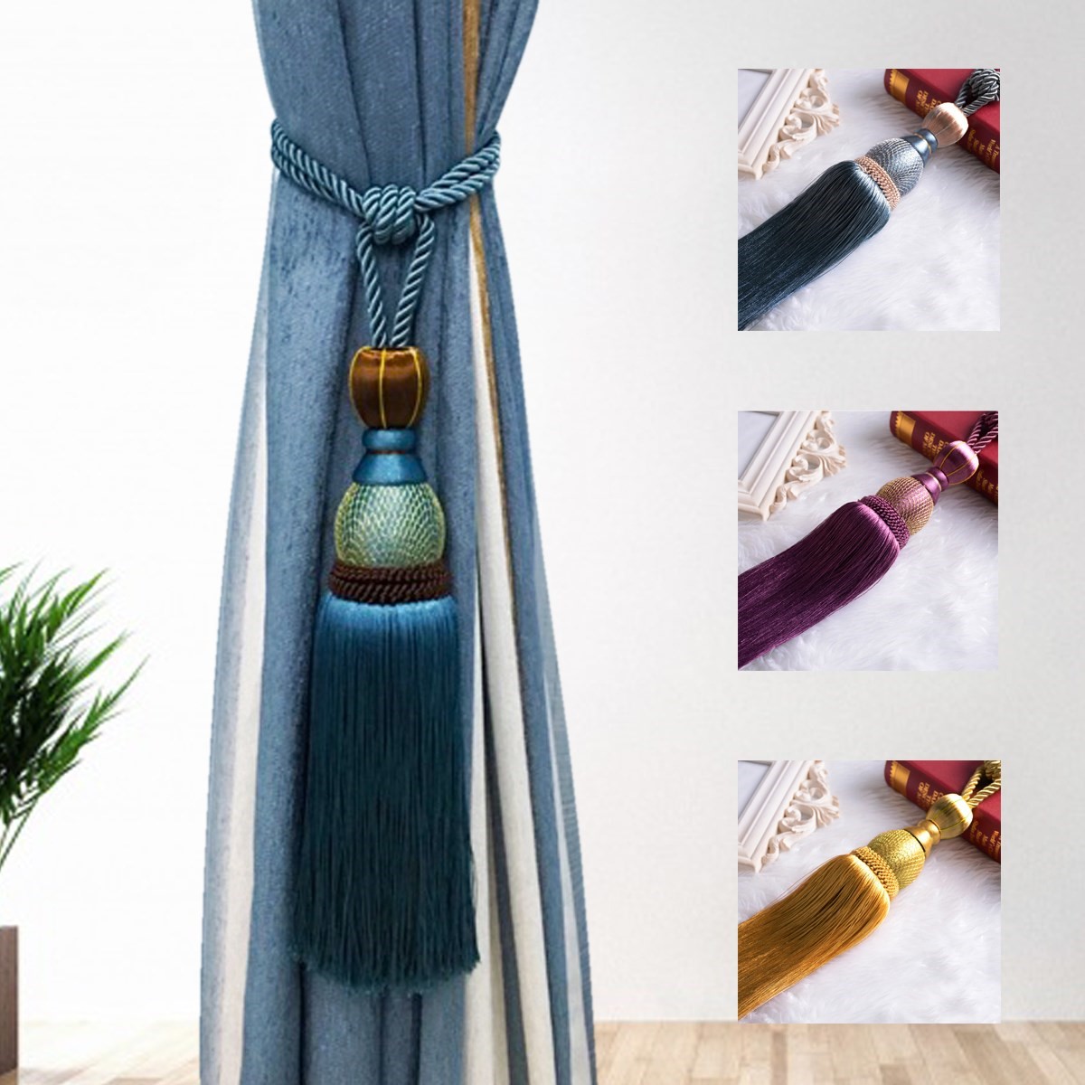 Storage Hanging ball a pair Luxurious Bandage lovely originality Versatile curtain Countryside household Tether decorate European stylein the Home Fabric , Curtains and curtain accessories , Accessories accessories , Curtain tie category - from Buy2taobao.com to provide professional Taobao agent buy service