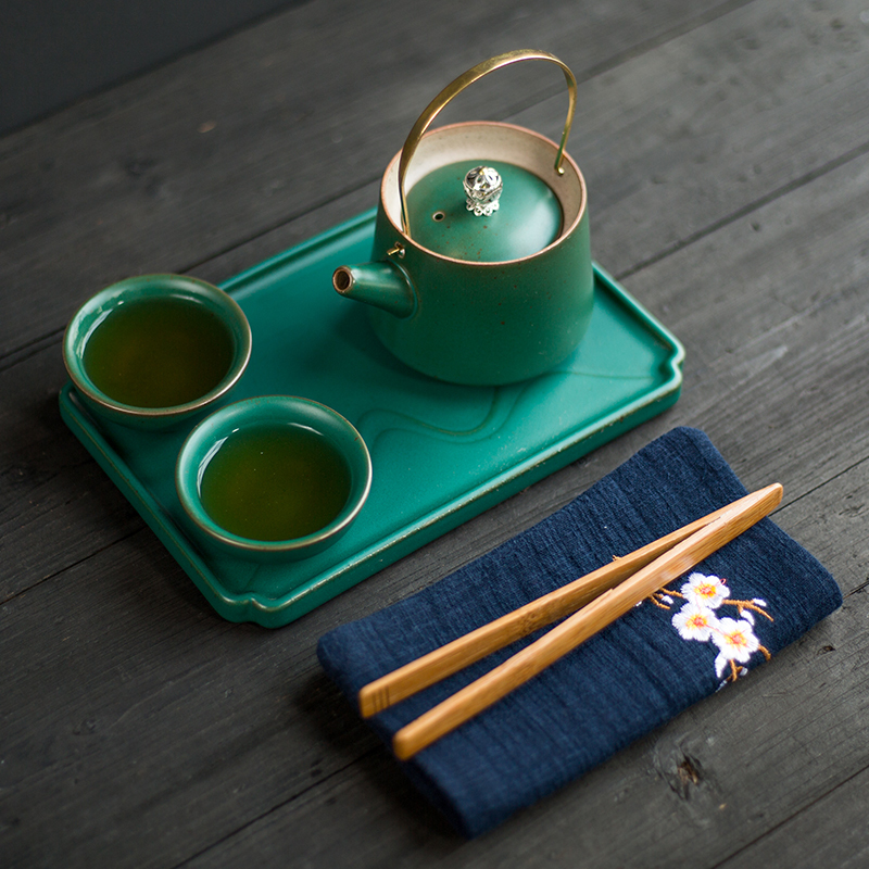 功夫茶具小套装一壶两杯陶瓷干泡茶盘茶壶茶杯办公家用简约泡茶器在类目 餐饮具, 茶具, 功夫茶具中 - 来自Buy2taobao.com提供专业的淘宝代购服务