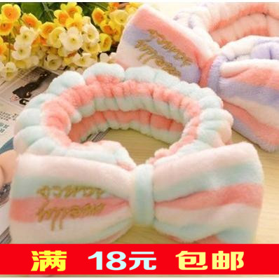 可爱洗脸发箍宽边盘发带日韩版甜美蝴蝶结发卡女头箍头饰发饰发圈|msdalam kategori keluarga/Alat Pembersihan peribadi, Peralatan pembersihan penjagaan diri, kepala - dari Buy2taobao.com untuk memberikan perkhidmatan ejen Taobao profesional membeli