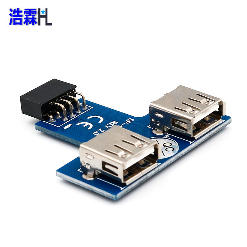 浩霖(HL)主板9pin转双口USB2.0适配器 9针转USB2.0读卡器转接卡在类目 电脑硬件/显示器/电脑周边, 电脑周边, 其它电脑周边中 - 来自Buy2taobao.com提供专业的淘宝代购服务