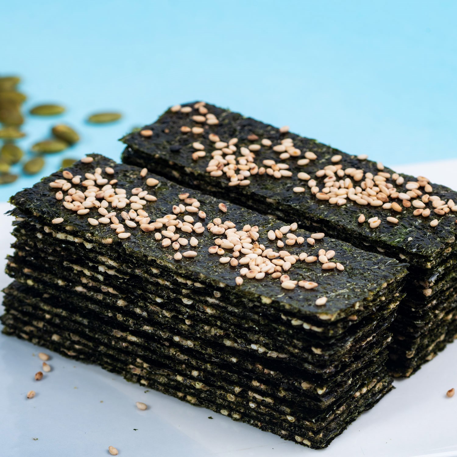 sesame Sandwich Seaweed Large Bagged precooked and ready to be eaten packing 500g bulk Affordable equipment children snacksin the Snacks/Nuts/Specialty , Squid/Dried fish/Seafood ready , Seaweed Series category - from Buy2taobao.com to provide professional Taobao agent buy service