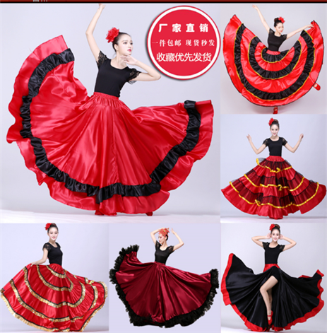 现货西班牙斗牛舞蹈半身裙大摆裙开场舞演出舞台表演服装|msdalam kategori Butik wanita / wanita, pakaian/pakaian kebangsaan/peringkat pakaian, pakaian kebangsaan/pakaian - dari Buy2taobao.com untuk memberikan perkhidmatan ejen Taobao profesional membeli