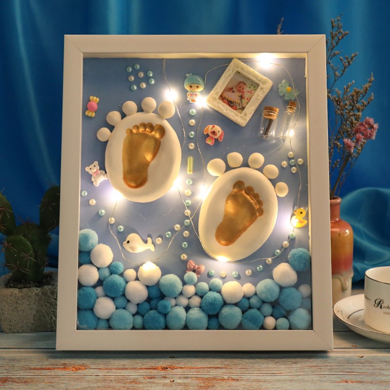 Keepsake Hand inkpad Day baby Pictures Hand and foot prints 100 Tempo Hand footprints suit inkpad Anniversaryin the Toy/Childs/Puzzle/Building block/Model , Baby Souvenirs/Personalized Products , Hand footprints category - from Buy2taobao.com to provide professional Taobao agent buy service