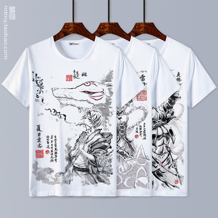 夏目友人帐 东京食尸鬼 银魂 蕾姆衣服水墨二次元周边动漫短袖T恤在类目 模玩/动漫/周边/cos/桌游, 卡通/动漫周边, 动漫T恤/鞋帽/服装中 - 来自Buy2taobao.com提供专业的淘宝代购服务