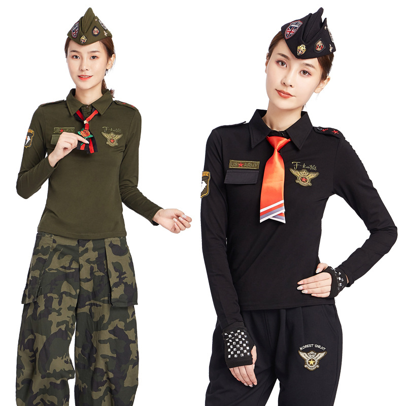 水兵舞服装全新女套装2019新款秋装纯棉翻领修身长袖广场舞演出服在类目 宠物/宠物食品及用品, 宠物服饰及配件, 宠物服装/雨衣中 - 来自Buy2taobao.com提供专业的淘宝代购服务