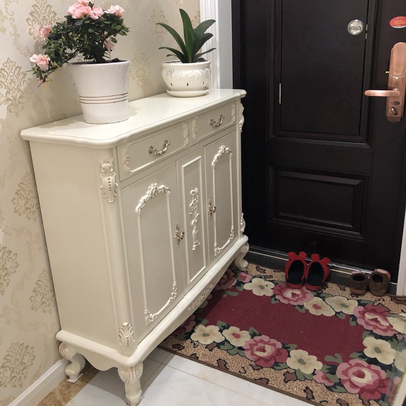 European style Shoe cabinet household white Vestibular Ark Assemble Doorway Simplicity space Economic type multi-function solid wood Shoe cabinetin the Residential furniture , Cabinet , Shoebox category - from Buy2taobao.com to provide professional Taobao agent buy service
