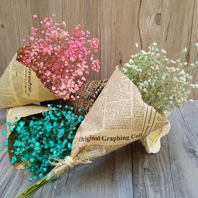 天然风干晒制而成【风干满天星】搭配花束礼物摄影摆放diy插花