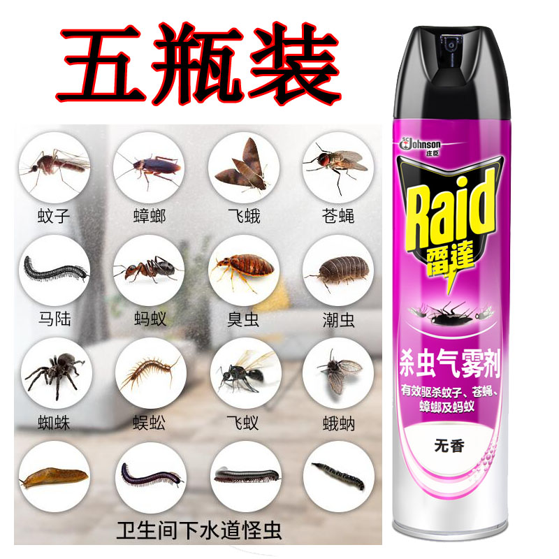 radar Aerosol insecticide Unscented 600ML*5 bottled household Drive to kill Mosquito fly Cockroach Insecticidein the Care cleaners/Sanitary napkins/Paper/Aromatherapy , Deworming supplies , Rodent/Insecticide category - from Buy2taobao.com to provide professional Taobao agent buy service
