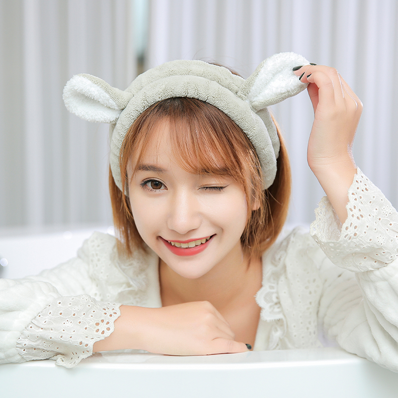 Headband Scarf lovely Makeup Mori girl Wash one's face Bath Deposited mask Head hoop Flannel the republic of korea Hair hoopin the Family/Personal Cleaning Tools , Personal care cleaning appliances , Headbands category - from Buy2taobao.com to provide professional Taobao agent buy service