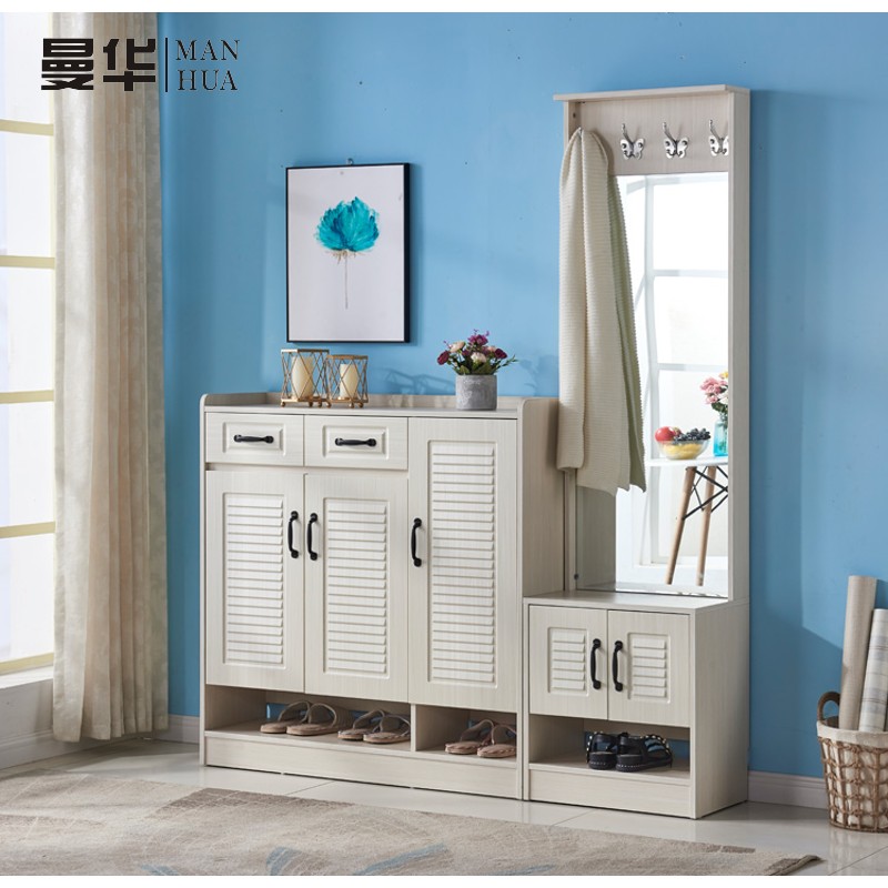 The door Shoe cabinet coat hanger one Mirror household Doorway Clothes hanger Shoe cabinet mirror Vestibular Ark Shoe cabinet Coatin the Residential furniture , Cabinet , Shoebox category - from Buy2taobao.com to provide professional Taobao agent buy service