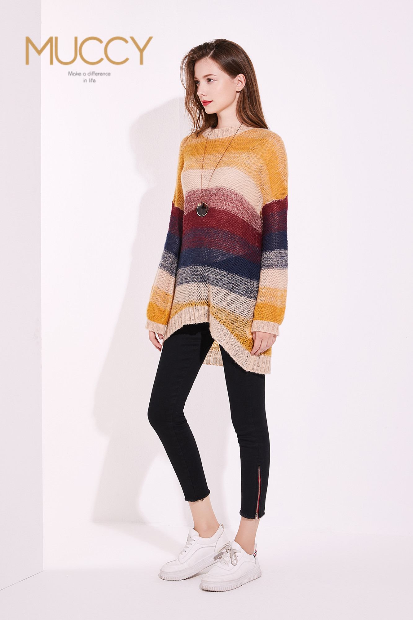MC-2019 Spring Women's wear Market Same item Sweater M91M1891in the Women's clothing/Boutique , Sweaters category - from Buy2taobao.com to provide professional Taobao agent buy service