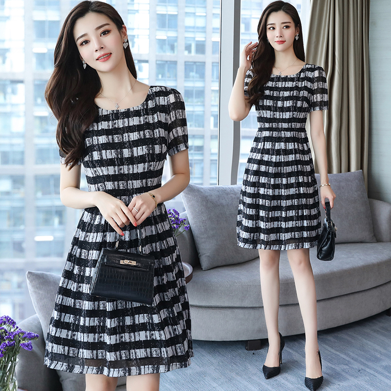 连衣裙ins夏chic韩版修身女中长款2019新款气质超仙雪纺裙子|msdalam kategori Butik wanita / wanita, kapas/empuk - dari Buy2taobao.com untuk memberikan perkhidmatan ejen Taobao profesional membeli
