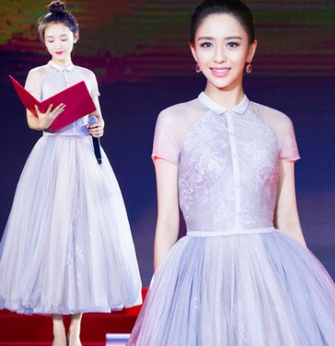 2018 new pattern Chorus Command full dress student College wind Host Recitation Piano costume Student Tablein the Women's clothing/Boutique , Wedding/Cheongsam/Formal dress , Formal dress/Evening category - from Buy2taobao.com to provide professional Taobao agent buy service