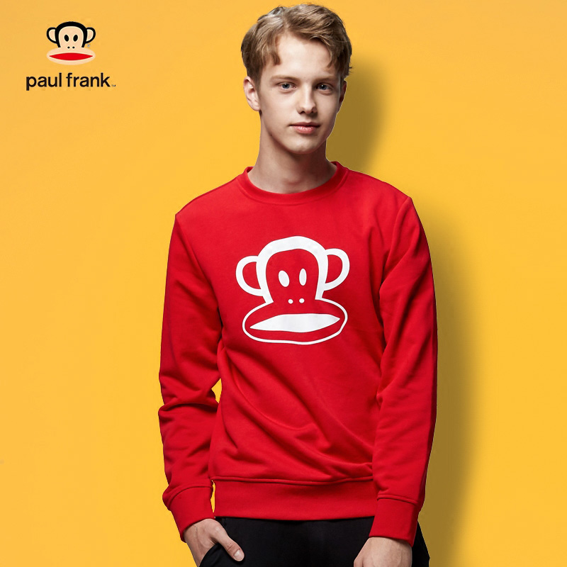 Paul Frank Big mouth monkey men and women lovers Sweater 2018 Spring leisure time motion T-shirts printing Pulloverin the Sportswear/Casual Clothing , Sports Sweater/Pullover category - from Buy2taobao.com to provide professional Taobao agent buy service