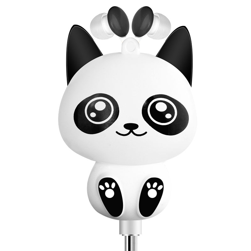 品怡 卡通熊猫伸缩入耳式音乐耳机 手机运动耳机在类目 影音电器, 耳机/耳麦中 - 来自Buy2taobao.com提供专业的淘宝代购服务