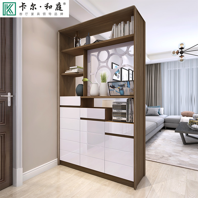 Northern Europe solid wood Entrance cabinet Doorway Foyer Screen cabinet Two-sided Partition cabinet Modern minimalist multi-function Shoe cabinetin the Residential furniture , Furniture , Furniture hall , Off+ Shoebox category - from Buy2taobao.com to provide professional Taobao agent buy service