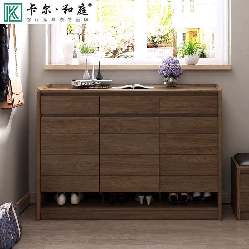 Chinese style solid wood Shoe cabinet Northern Europe modern Entrance cabinet multi-function a living room Lockers High-capacity woodiness Lockersin the Residential furniture , Cabinet , Shoebox category - from Buy2taobao.com to provide professional Taobao agent buy service