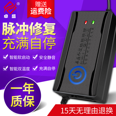 电动车电瓶充电器48V12AH20AH60V72V新日爱玛立马电车三轮车通用
