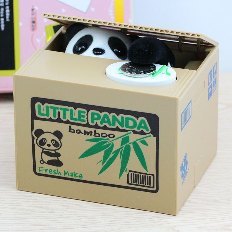 偷钱小猫咪储蓄罐kt猫电动存钱罐创意儿童礼物熊猫自动硬币储钱罐在类目 节庆用品/礼品, 创意礼品, 储蓄罐中 - 来自Buy2taobao.com提供专业的淘宝代购服务