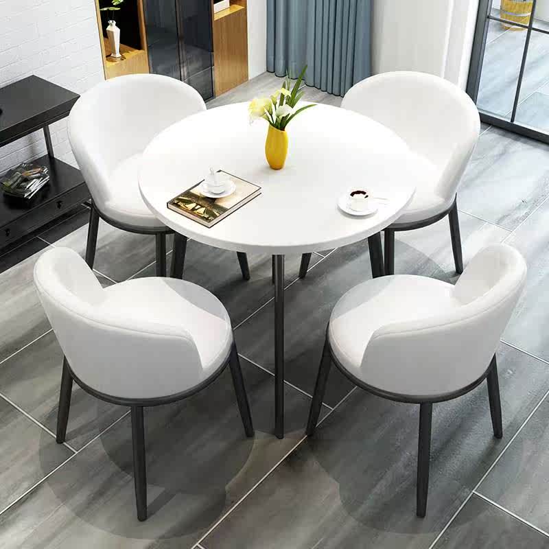 Simplicity dining table and chair combination leisure time Northern Europe round table circular Small apartment Japanese negotiating table Small apartmentin the Business/Office Furniture , Office Furniture , Desk , Conference table category - from Buy2taobao.com to provide professional Taobao agent buy service
