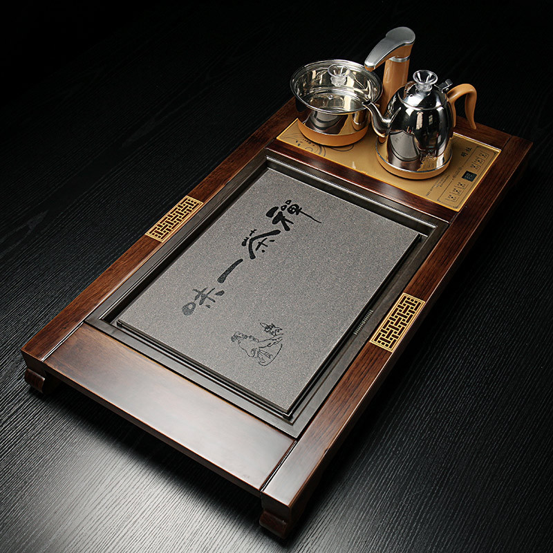 知白功夫茶具家用实木茶盘简约套装全自动四合一体电磁炉煮水壶在类目 餐饮具, 茶具, 茶盘中 - 来自Buy2taobao.com提供专业的淘宝代购服务