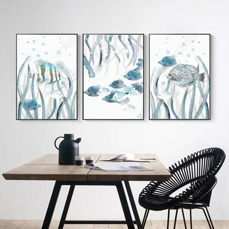Cross stitch 2019 new pattern a living room Full embroidery Slightly Simplicity modern fresh Scenery bedroom Triptychin the Home Fabric , Stitch & Tools Accessories , Cross Stitch Kit category - from Buy2taobao.com to provide professional Taobao agent buy service