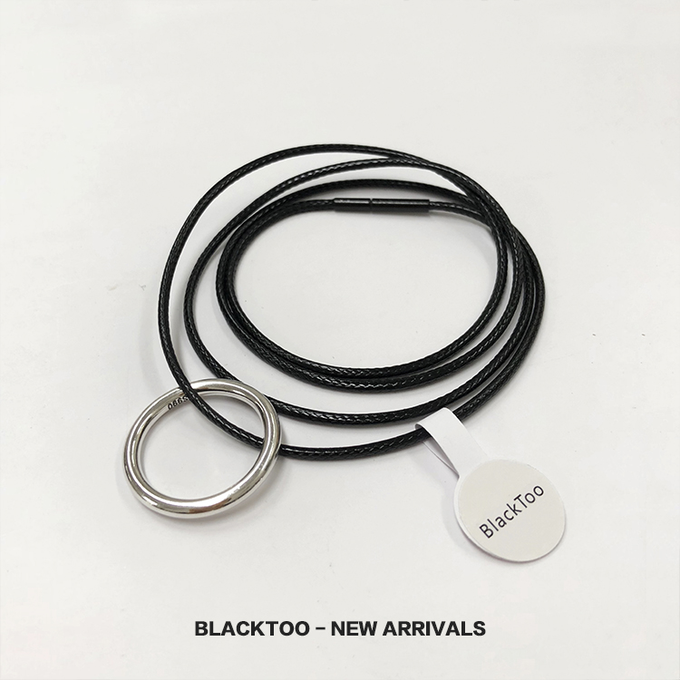 BlackToo/ circle Ring Necklace 990 silver Simple ring men and women Couple Giftsin the Accessories/Fashion Jewelry, Necklace category - from Buy2taobao.com to provide professional Taobao agent buy service