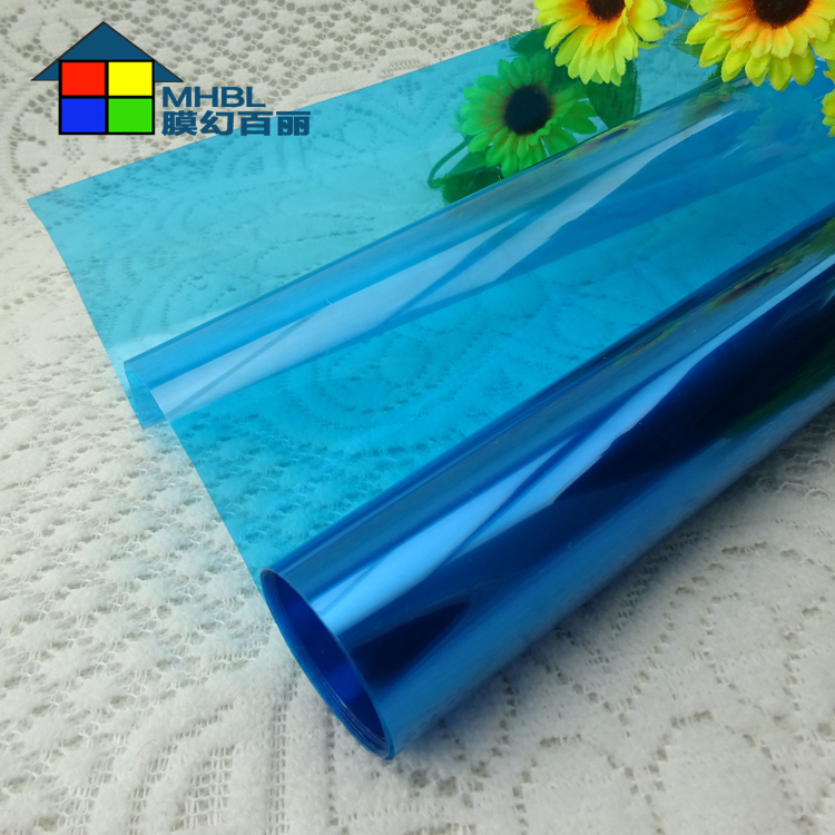 Depth blue transparent Glass Film Office decorate Sticker sunlight explosion-proof Window Film window Translucency Stickerin the Home accessories , Stickers , Ceramic tile/Glass Sticker category - from Buy2taobao.com to provide professional Taobao agent buy service