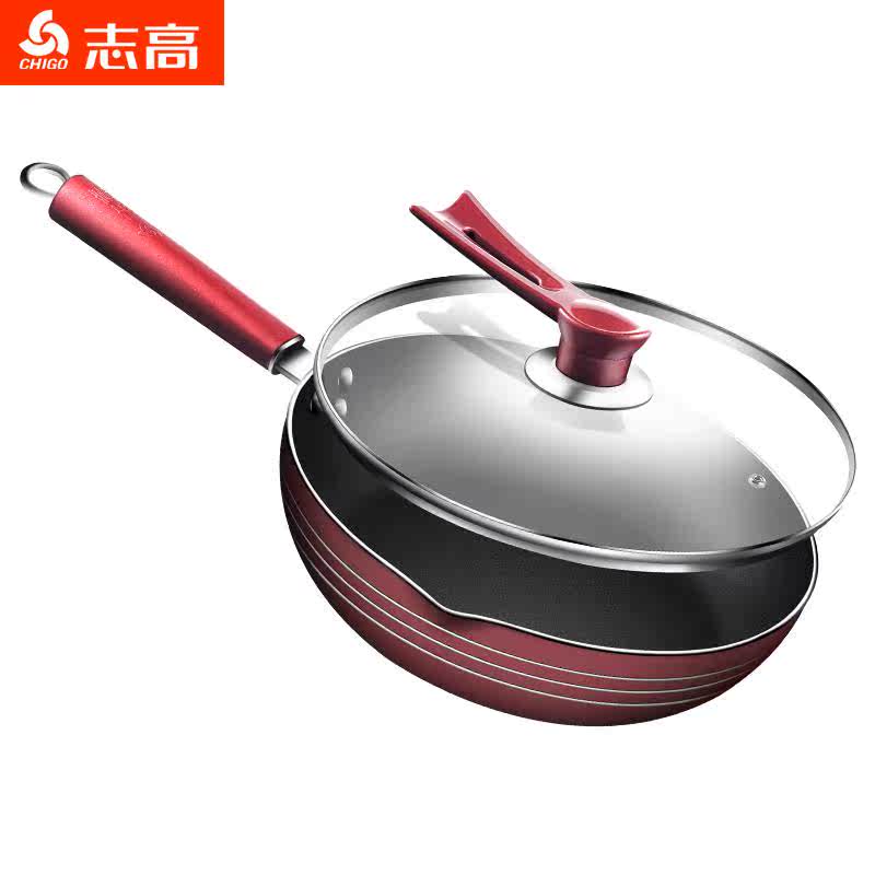 志高炒鍋不粘鍋家用炒菜鍋少油煙煎鍋平底鍋電磁爐燃氣竈適用鍋具在類目 廚房/烹飪用具, 烹飪用具, 鍋具/煲/燒水壺, 炒鍋中 - 來自Buy2taobao.com提供專業的淘寶代購服務