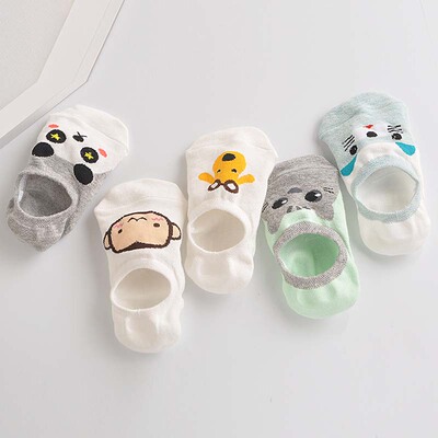 袜子女隐形袜硅胶浅口棉袜船袜女夏季薄款低帮袜子短袜学院风女袜