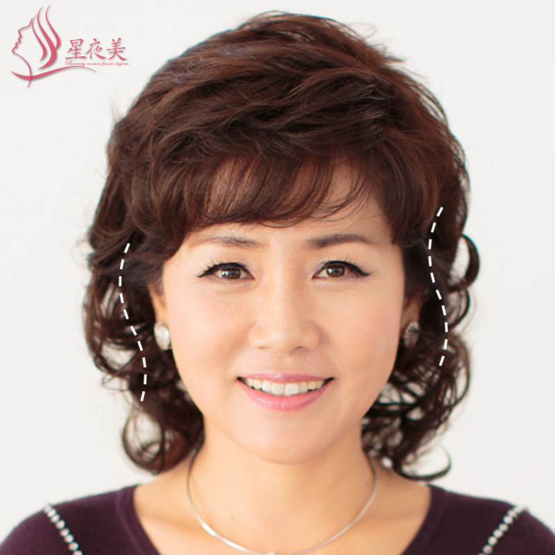 发顶卷发中老年假发遮盖白发增发量长卷发真发头顶补发大波浪卷发在类目 美发护发/假发, 假发, 整顶假发中 - 来自Buy2taobao.com提供专业的淘宝代购服务