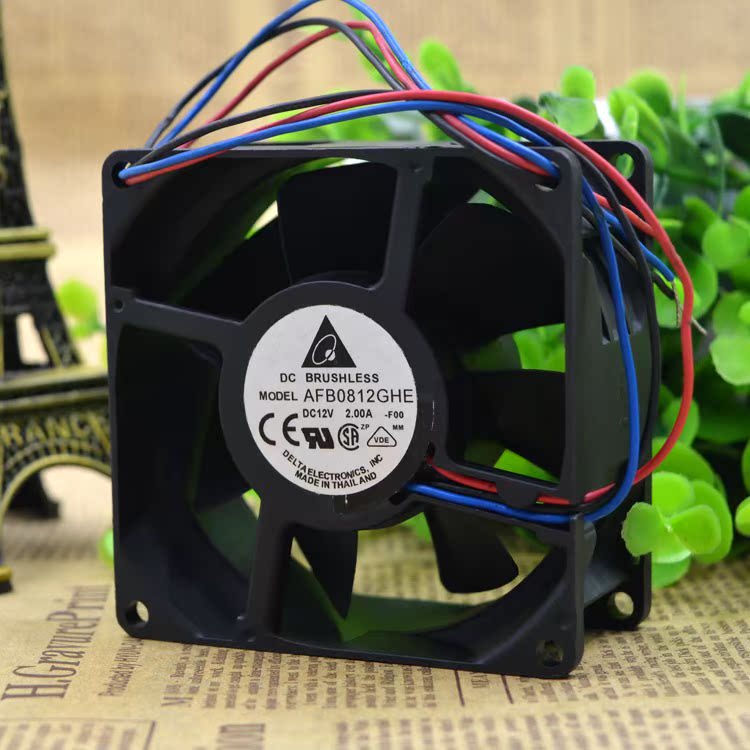 原装 台达 Delta AFB0812GHE-F00 DC风扇 12VDC 80X80X38MM|msdalam kategori Perkakasan komputer/monitor/Komputer Zhou Bian, radiator/Fan - dari Buy2taobao.com untuk memberikan perkhidmatan ejen Taobao profesional membeli