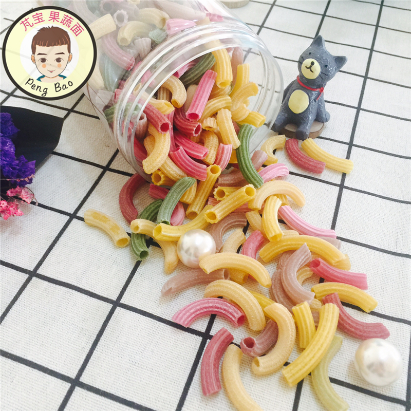 芃宝手工自制儿童果蔬空心面条通心蔬菜面辅食无添加无盐200g包邮|msdalam kategori beras/Utara-Selatan barangan kering/perasa, makanan segera yang mudah, mi/Mi (masak sehingga mi) - dari Buy2taobao.com untuk memberikan perkhidmatan ejen Taobao profesional membeli